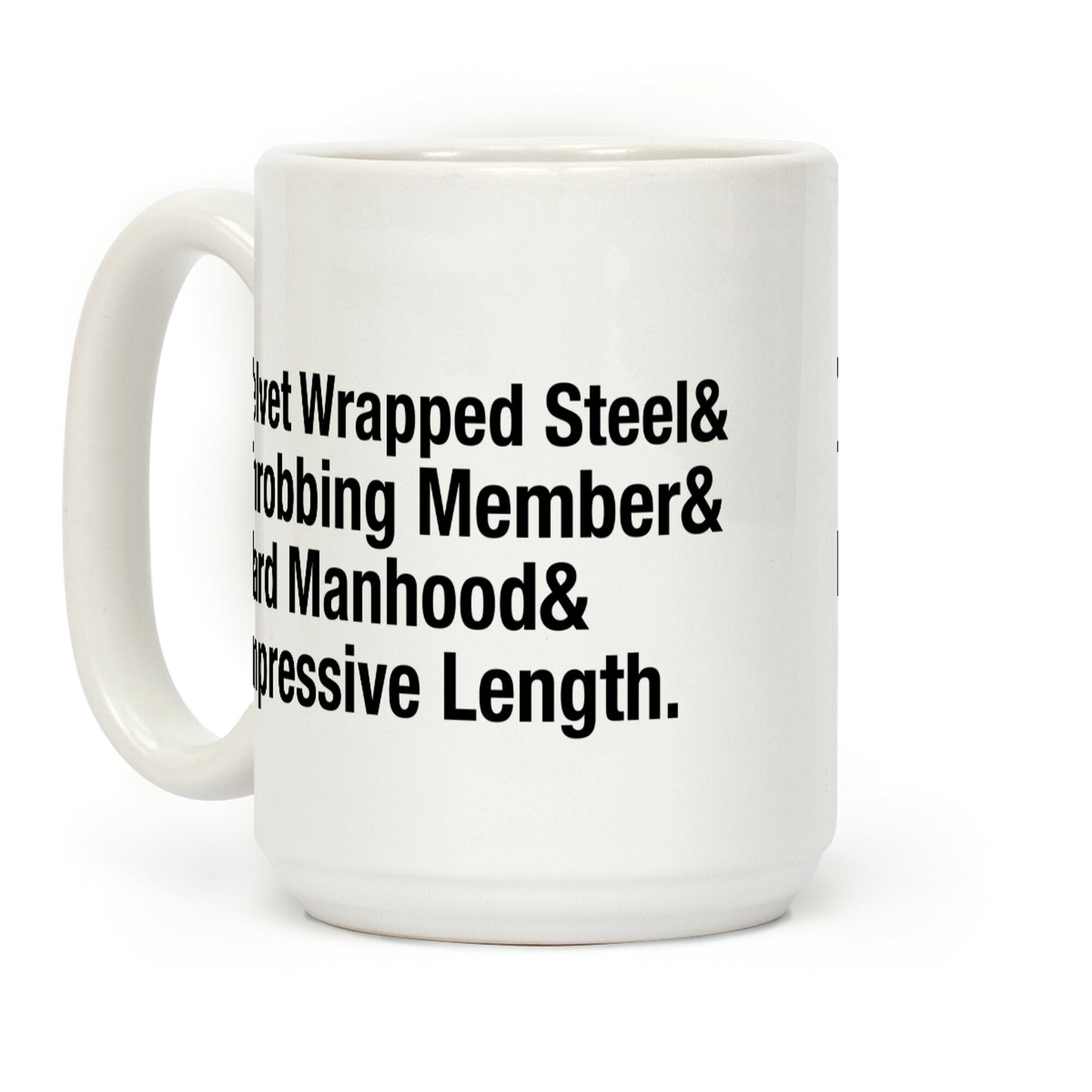 Velvet Wrapped Steel List Coffee Mug