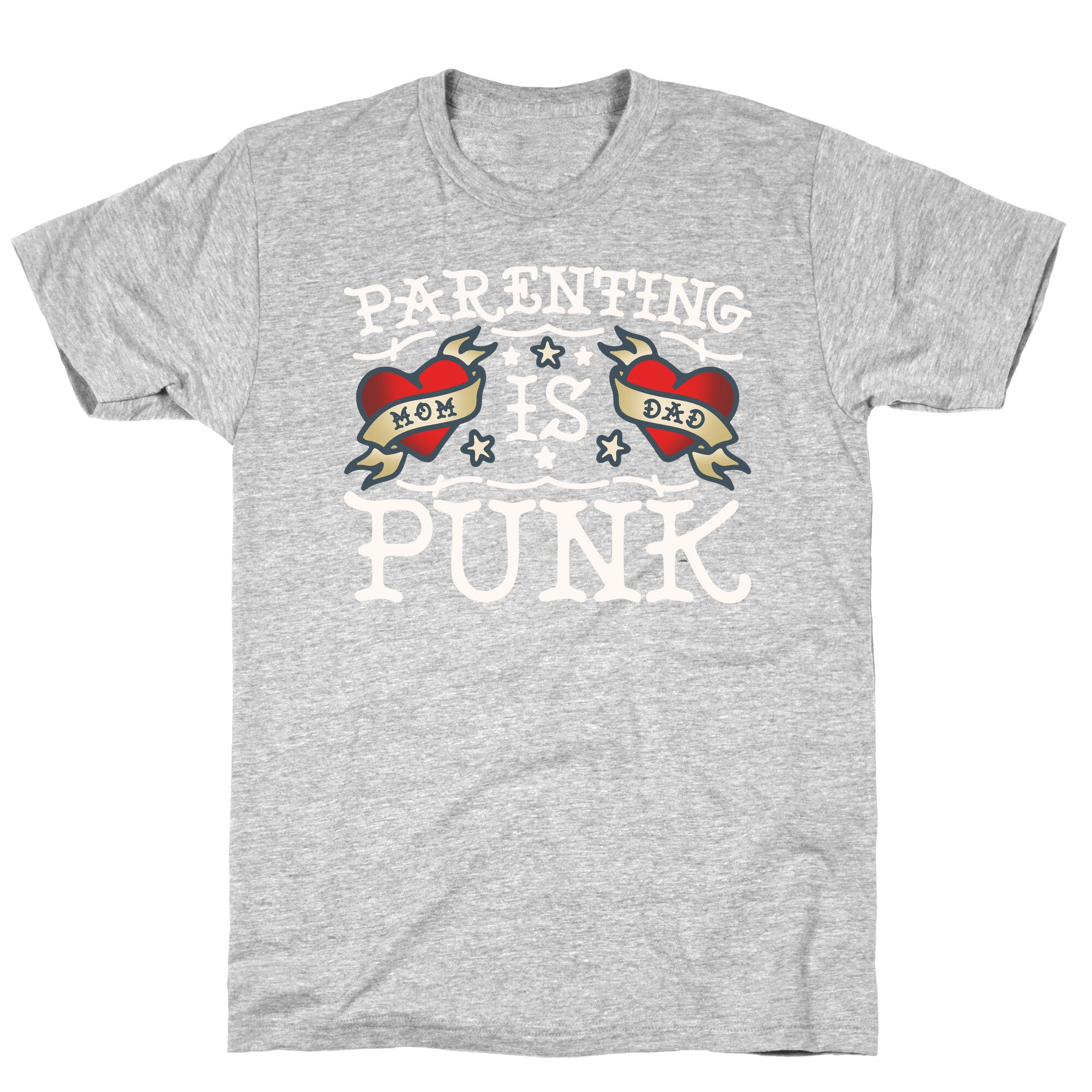 Parenting Is Punk Mom and Dad T-Shirt