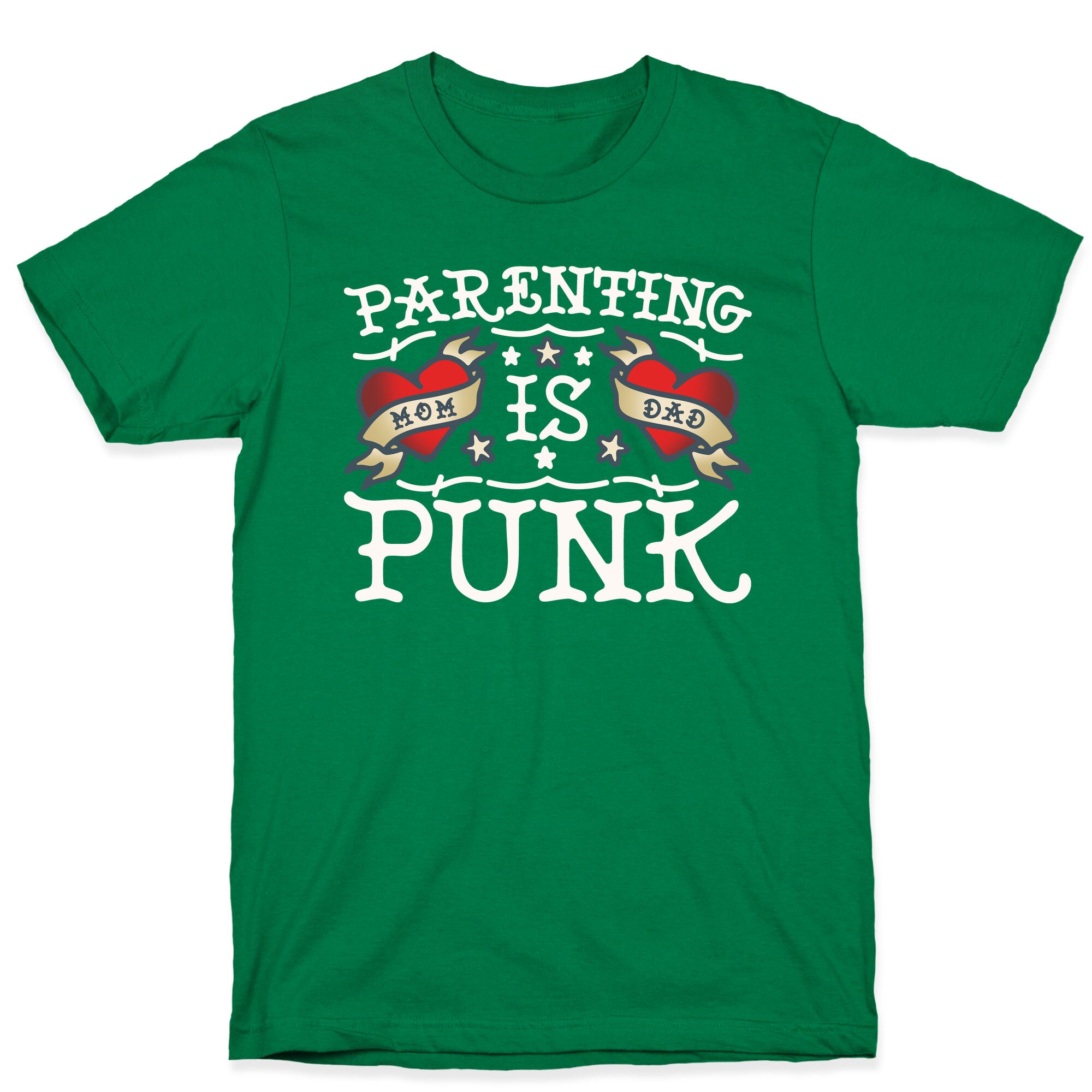 Parenting Is Punk Mom and Dad T-Shirt