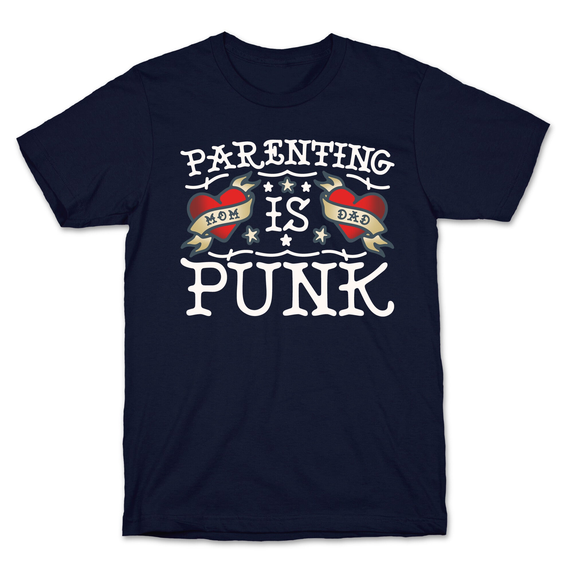 Parenting Is Punk Mom and Dad T-Shirt