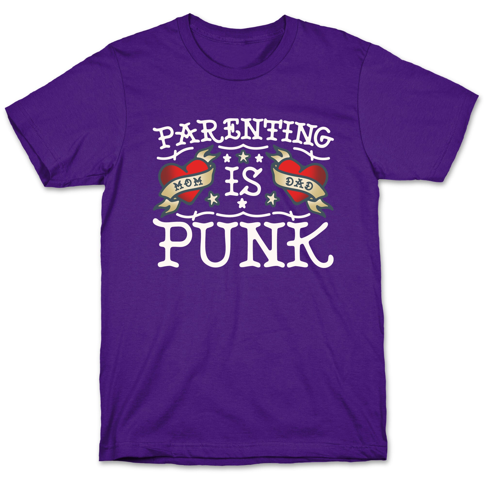 Parenting Is Punk Mom and Dad T-Shirt