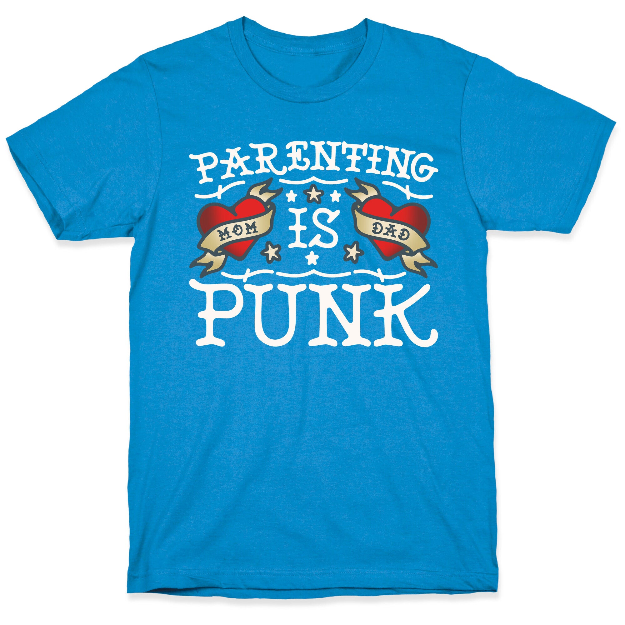 Parenting Is Punk Mom and Dad T-Shirt