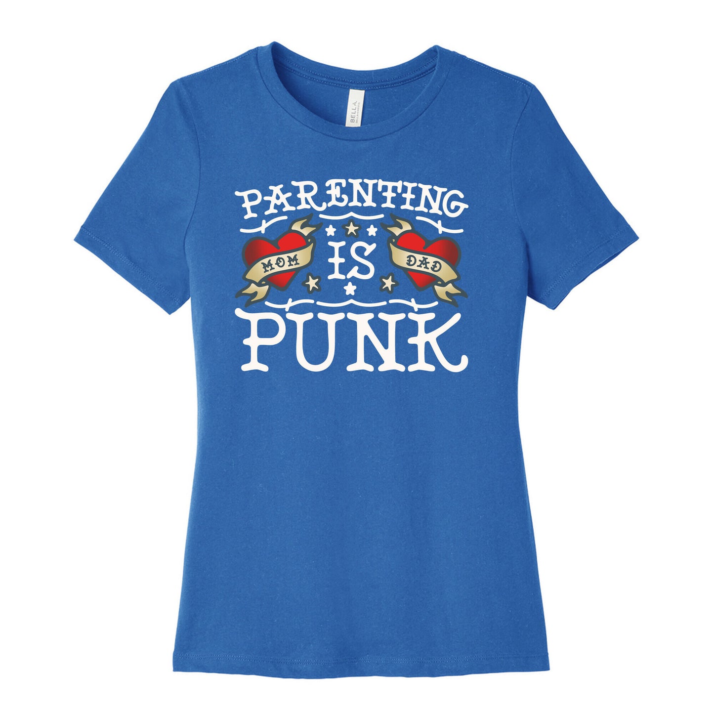 Parenting Is Punk Mom and Dad Women's Cotton Tee