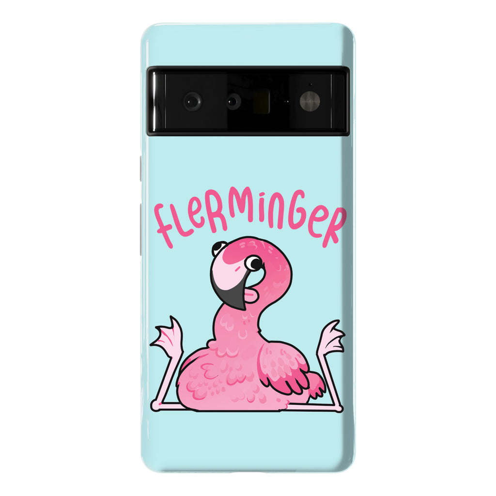 Derpy Flamingo Flerminger Phone Case