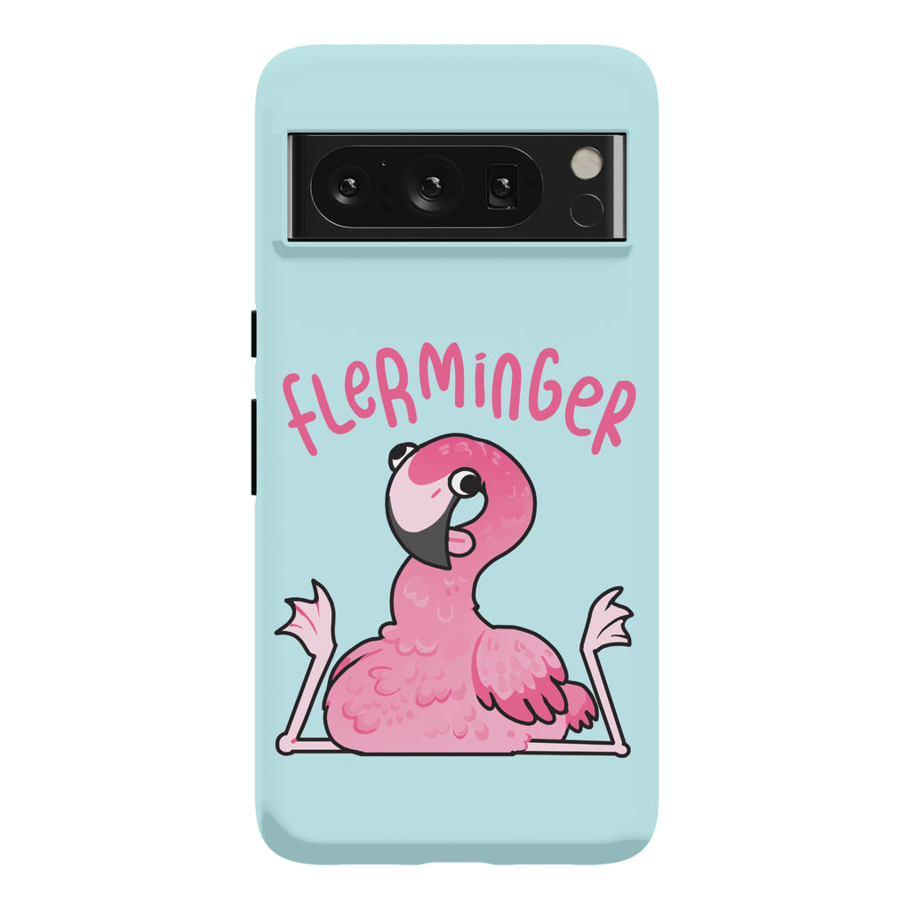 Derpy Flamingo Flerminger Phone Case