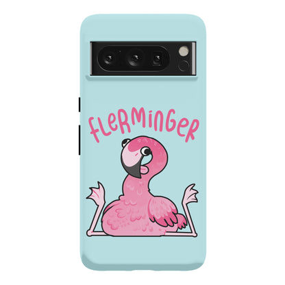 Derpy Flamingo Flerminger Phone Case