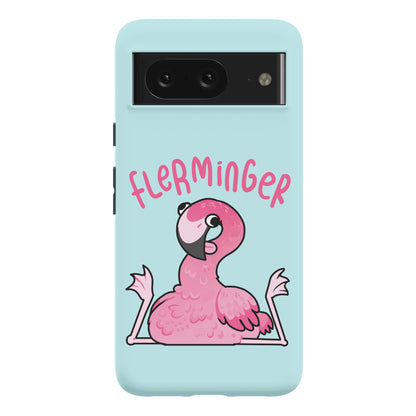 Derpy Flamingo Flerminger Phone Case