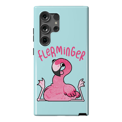 Derpy Flamingo Flerminger Phone Case