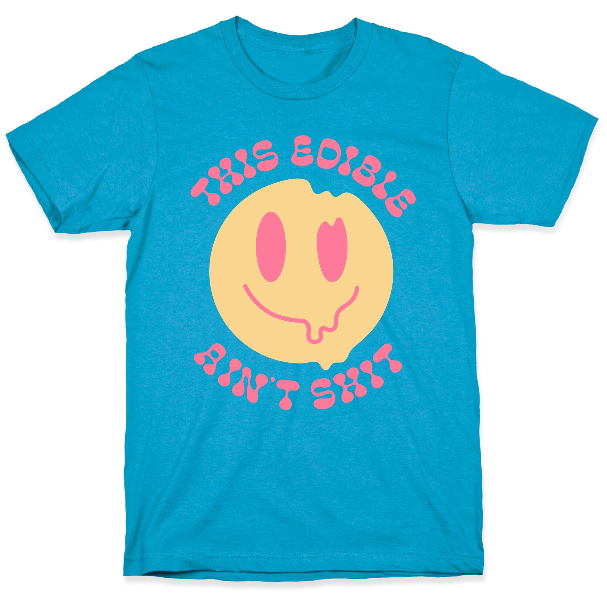 This Edible Ain't Shit Melting Smiley  Unisex Triblend Tee