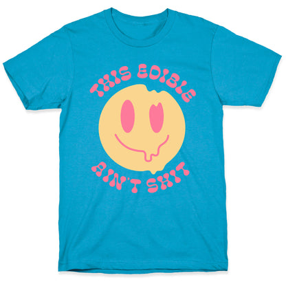 This Edible Ain't Shit Melting Smiley  Unisex Triblend Tee