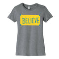 Believe Locker Room Poster Women's Cotton Tee