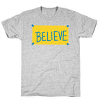 Believe Locker Room Poster T-Shirt