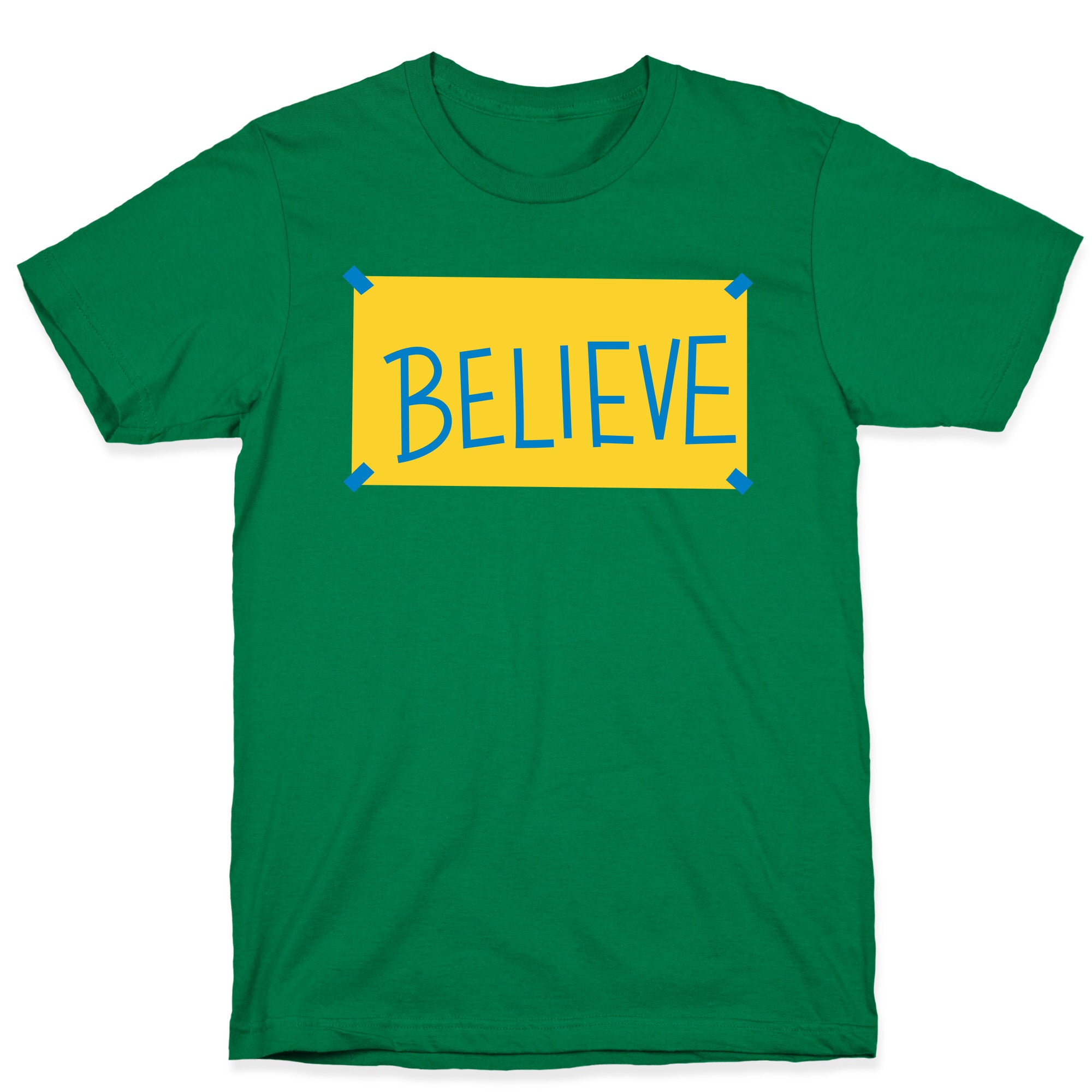 Believe Locker Room Poster T-Shirt