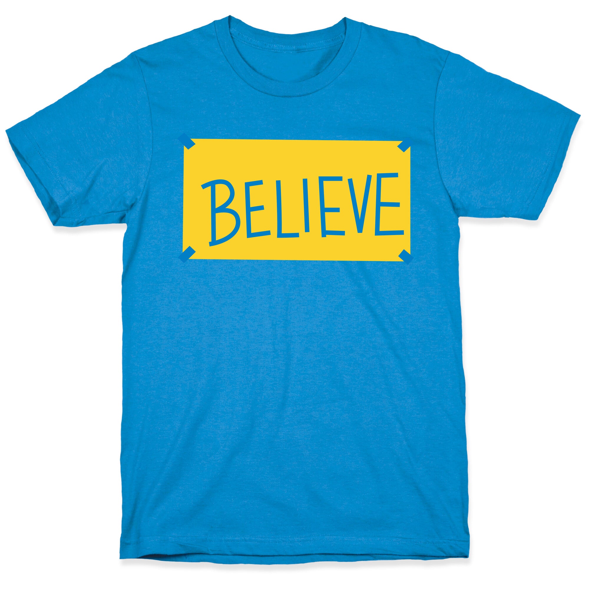 Believe Locker Room Poster T-Shirt