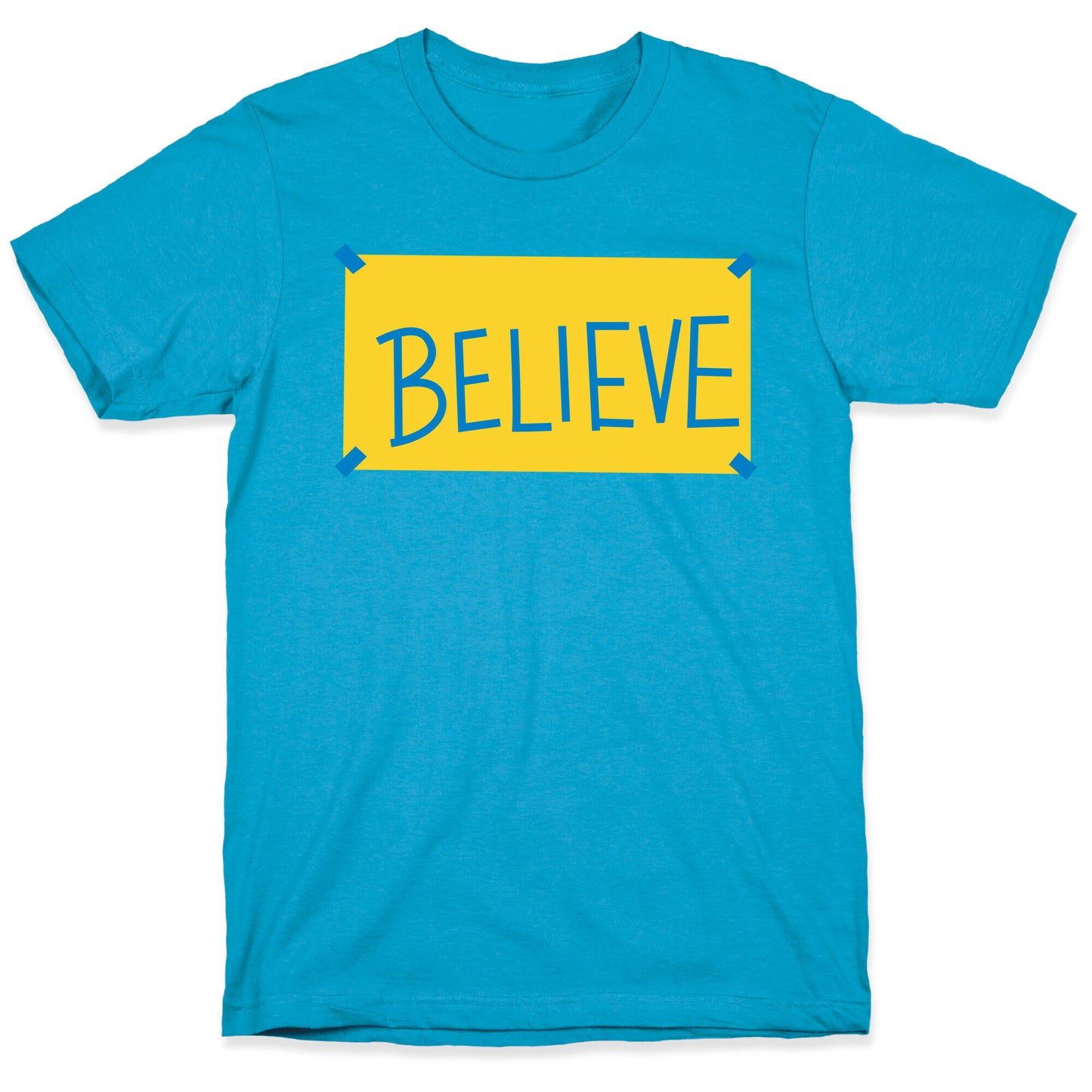 Believe Locker Room Poster Unisex Triblend Tee