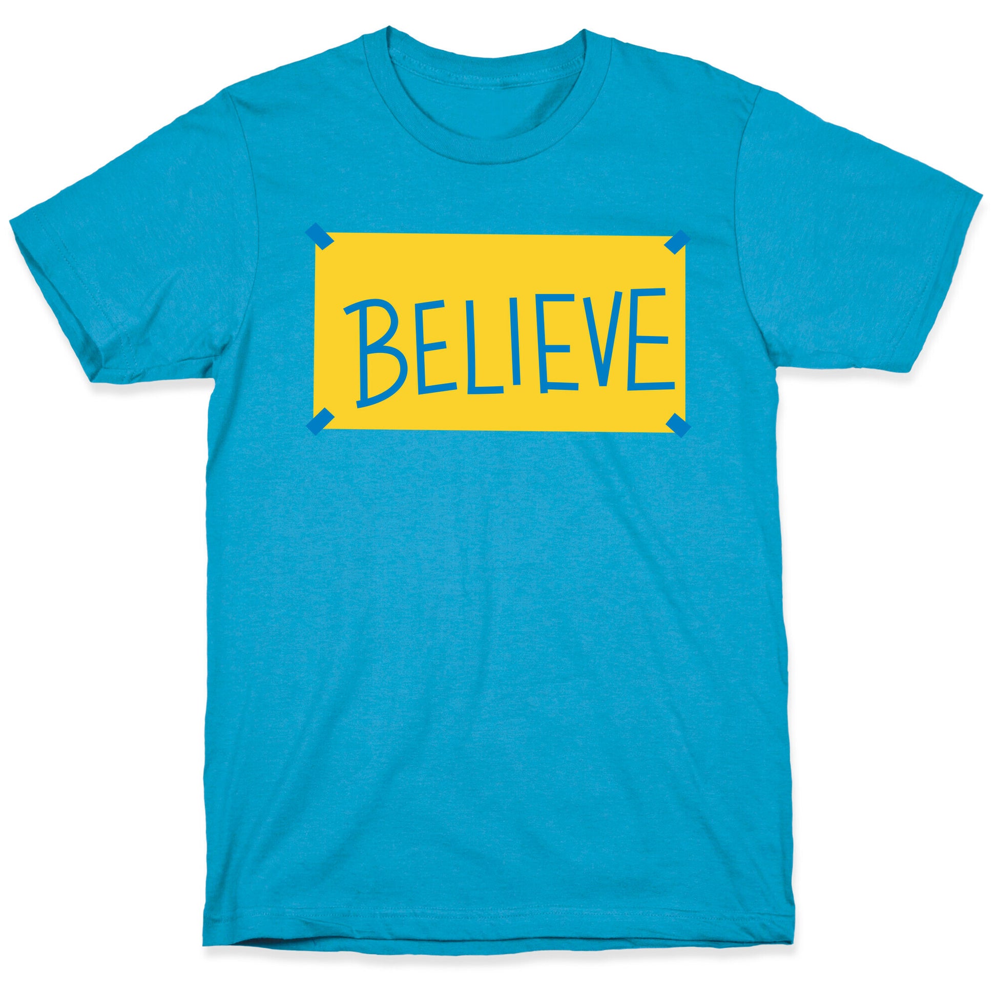 Believe Locker Room Poster Unisex Triblend Tee