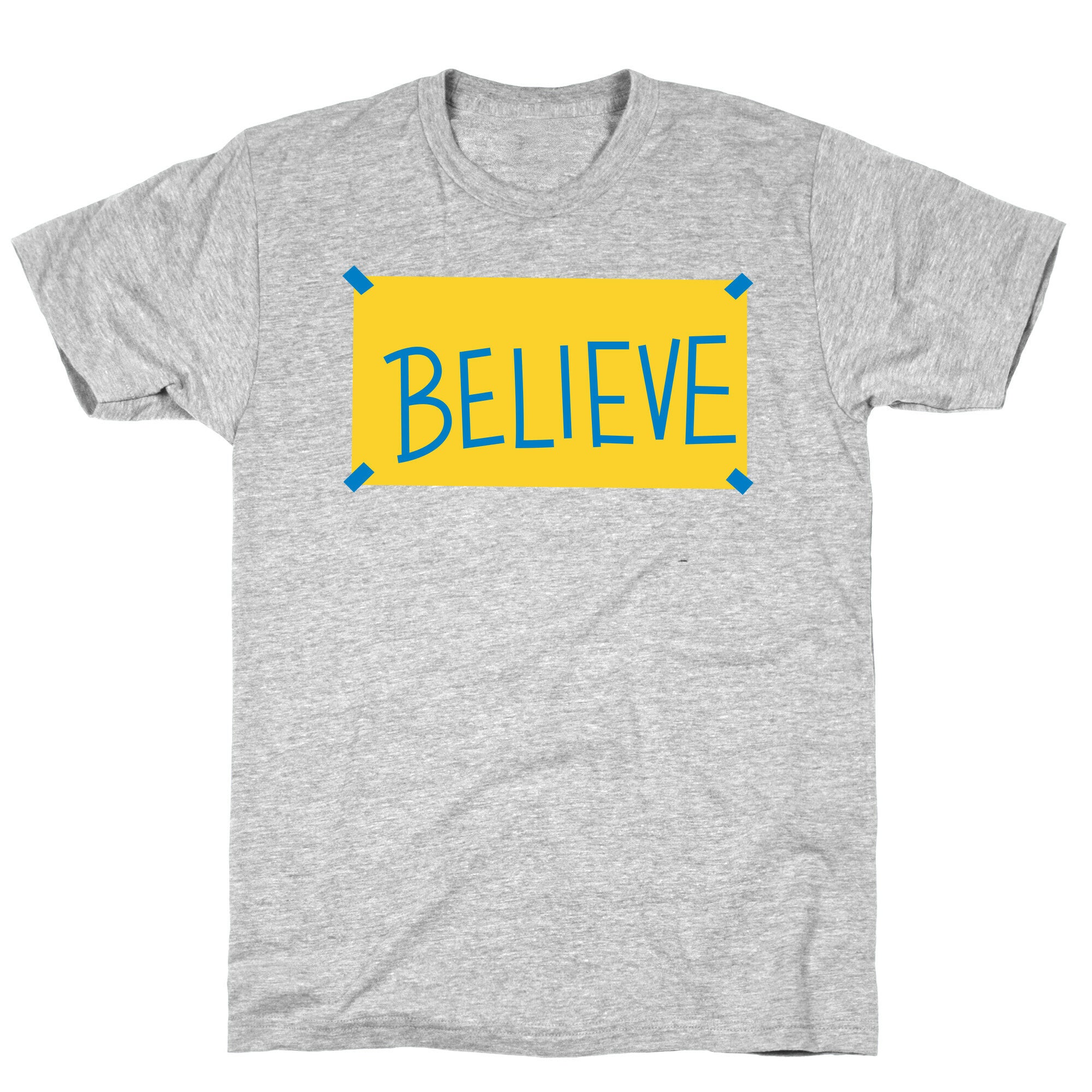 Believe Locker Room Poster T-Shirt