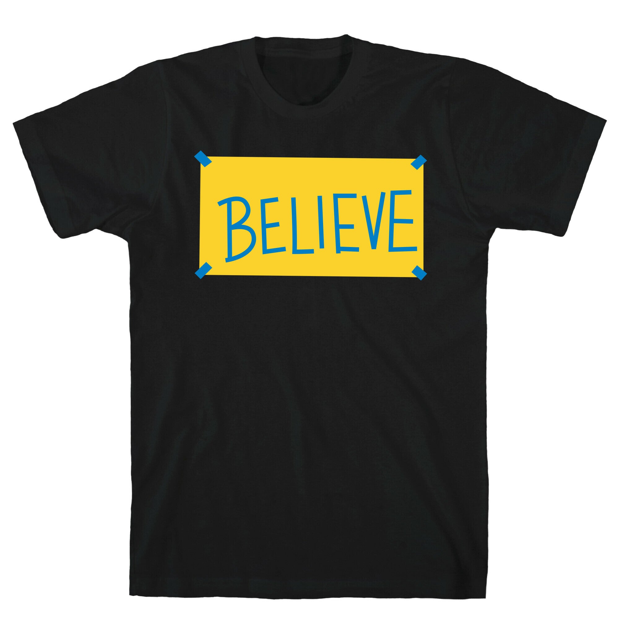 Believe Locker Room Poster T-Shirt
