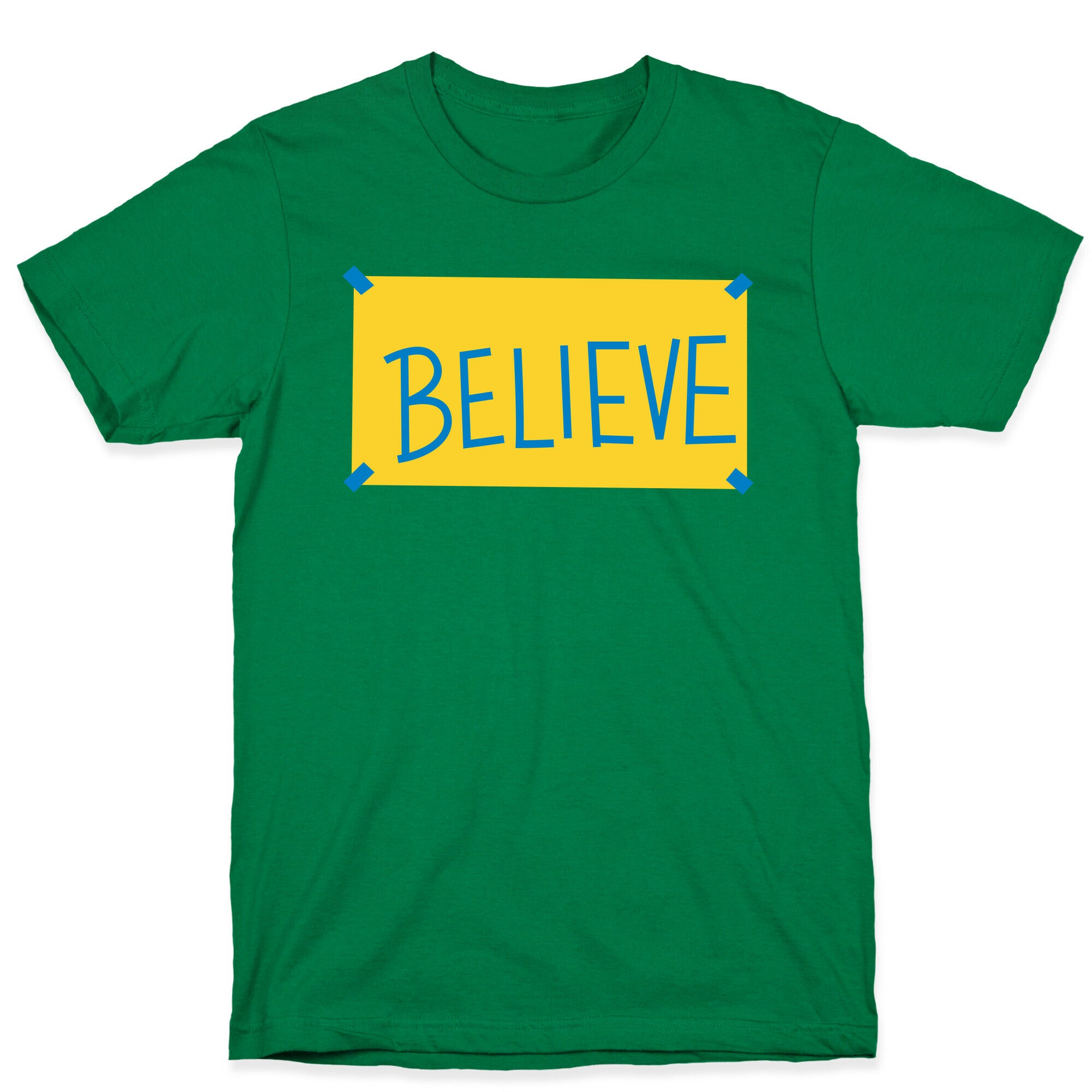 Believe Locker Room Poster T-Shirt