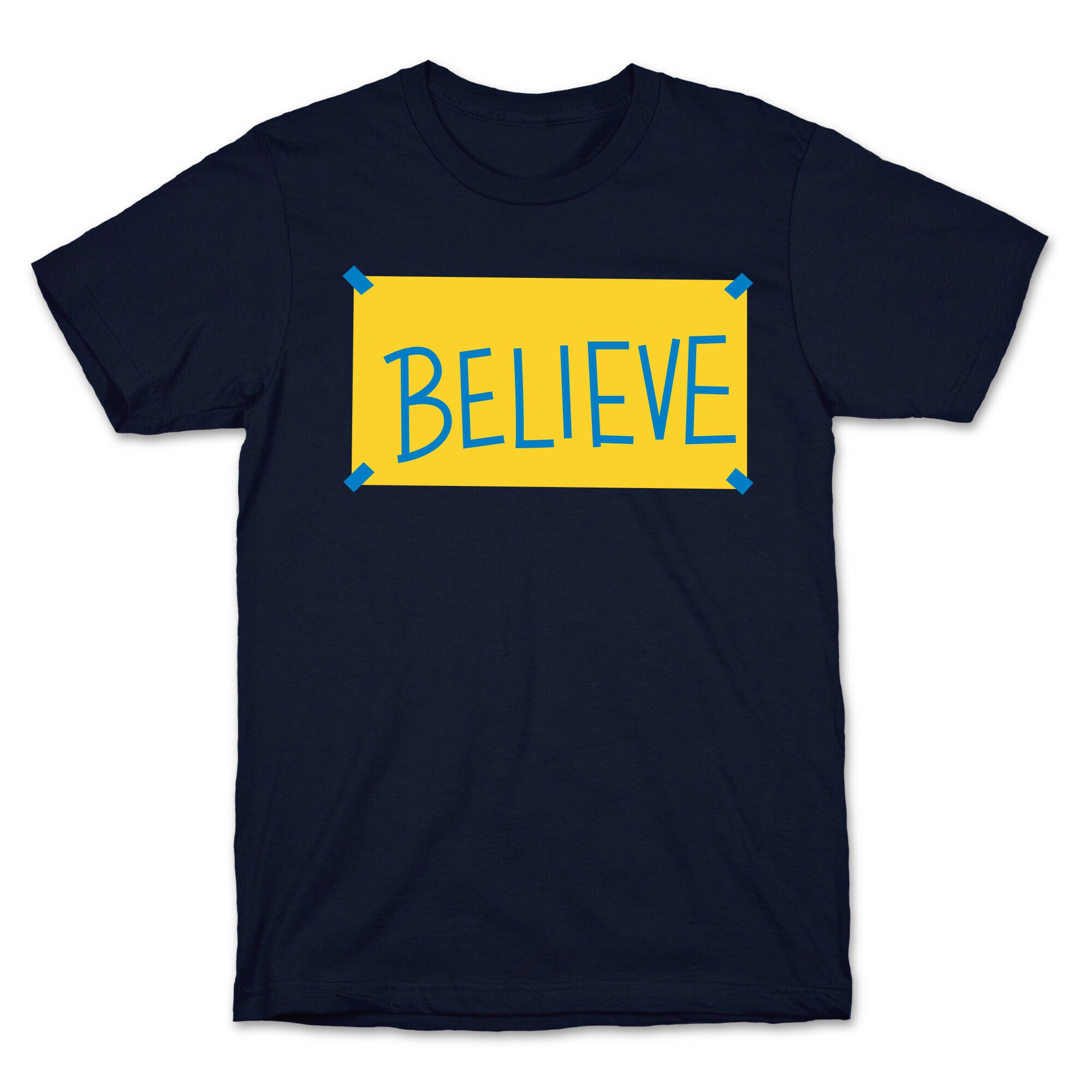 Believe Locker Room Poster T-Shirt