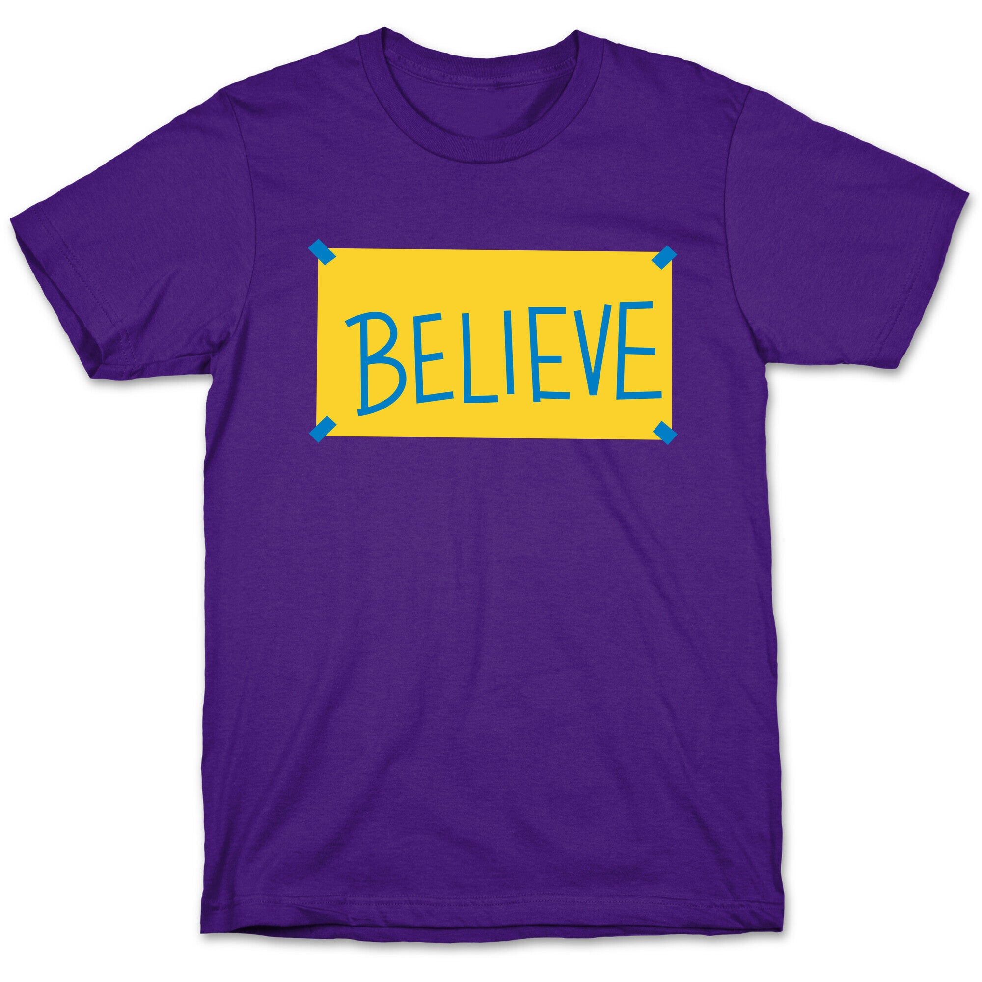 Believe Locker Room Poster T-Shirt