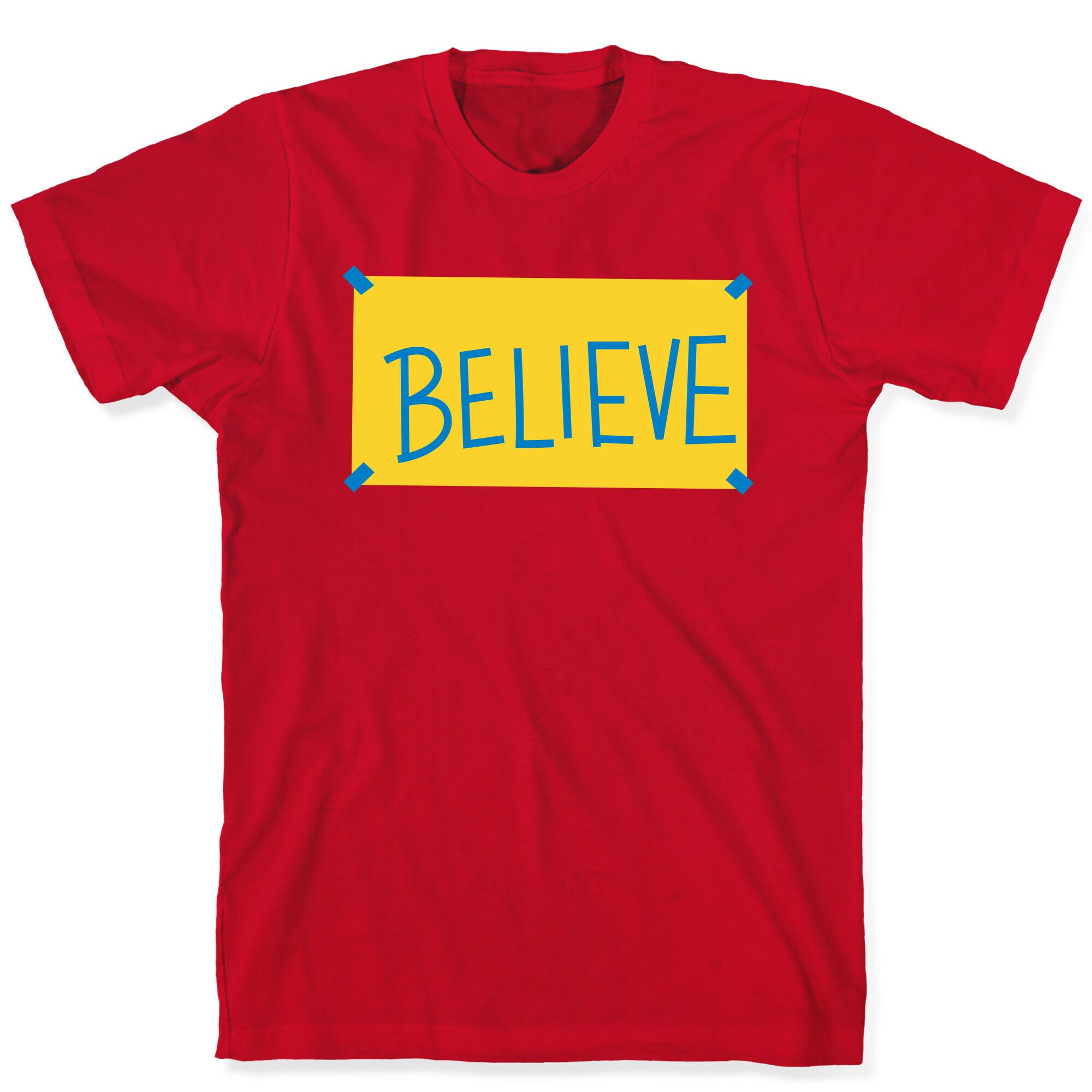 Believe Locker Room Poster T-Shirt