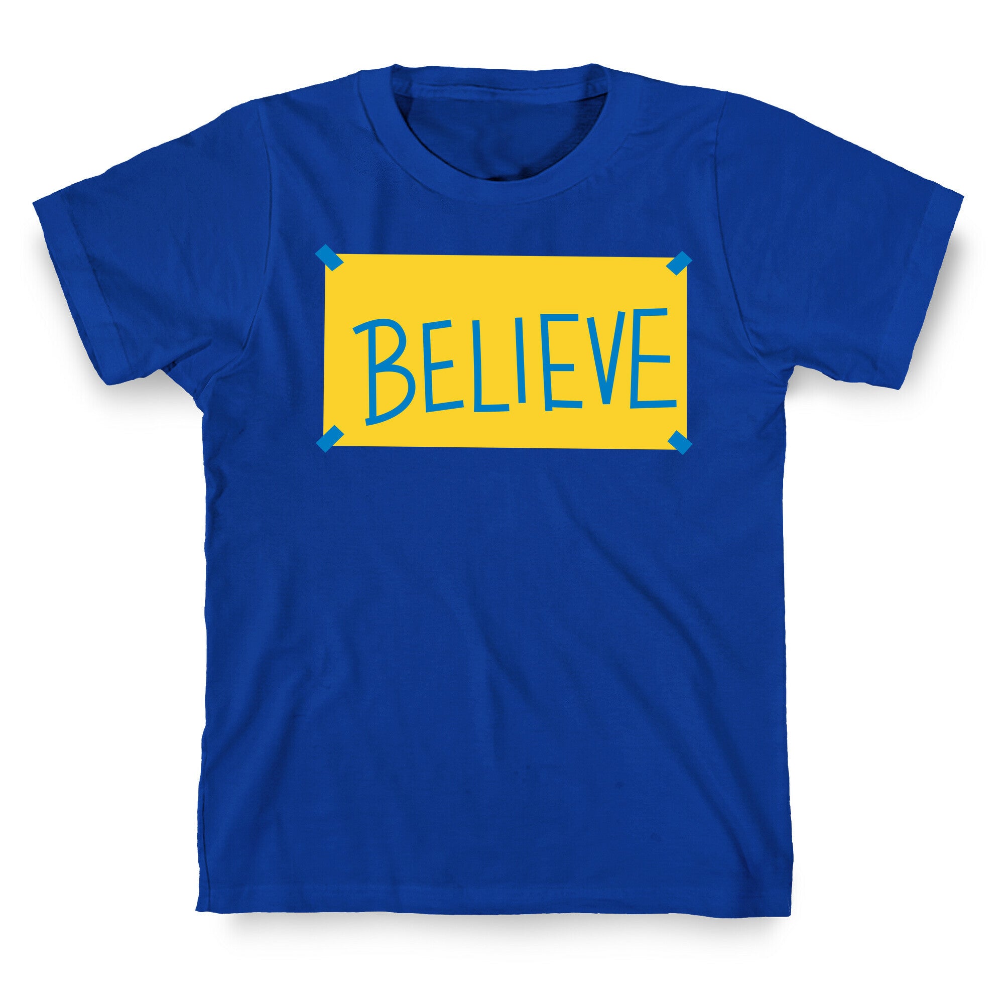 Believe Locker Room Poster T-Shirt