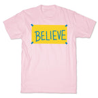 Believe Locker Room Poster T-Shirt