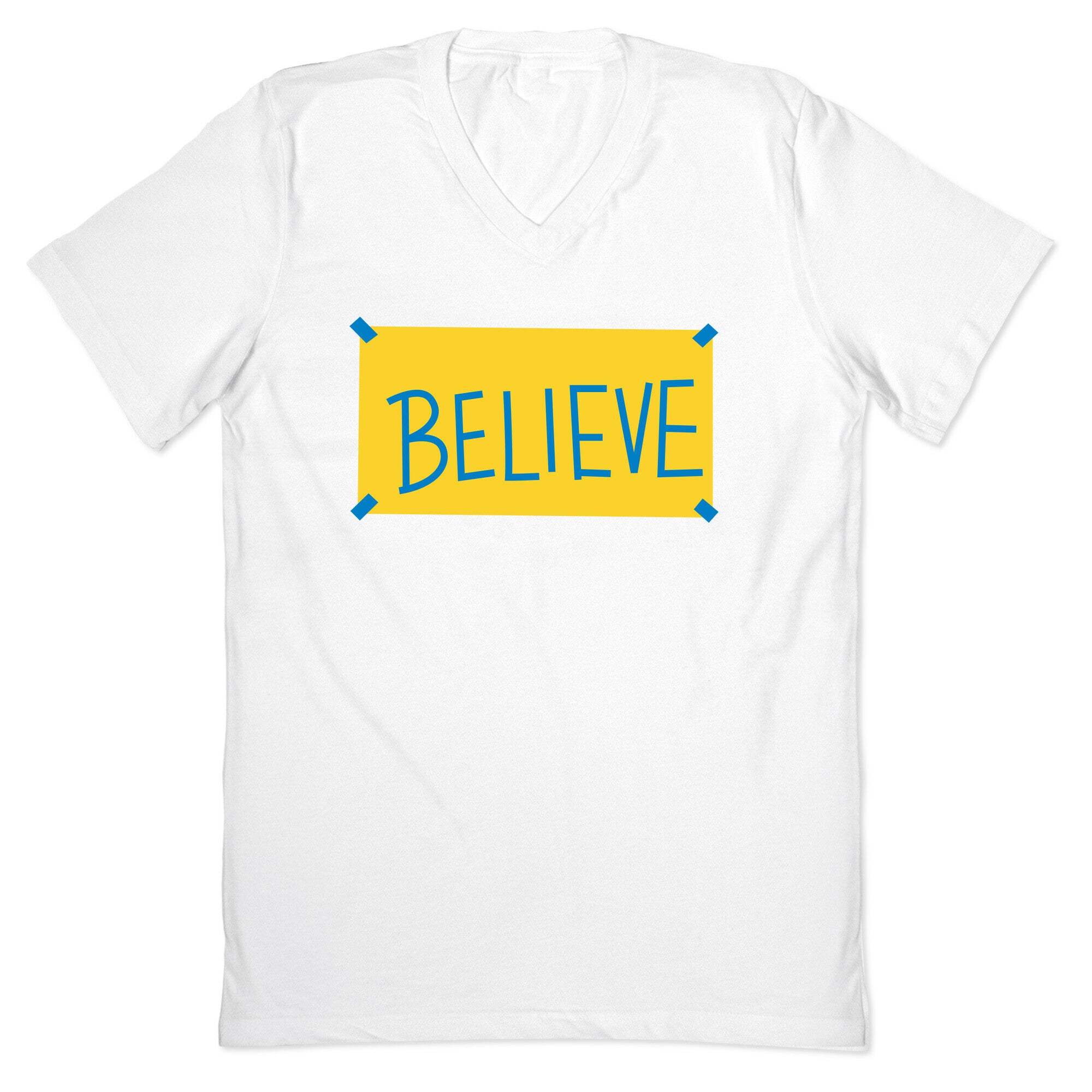Believe Locker Room Poster V-Neck