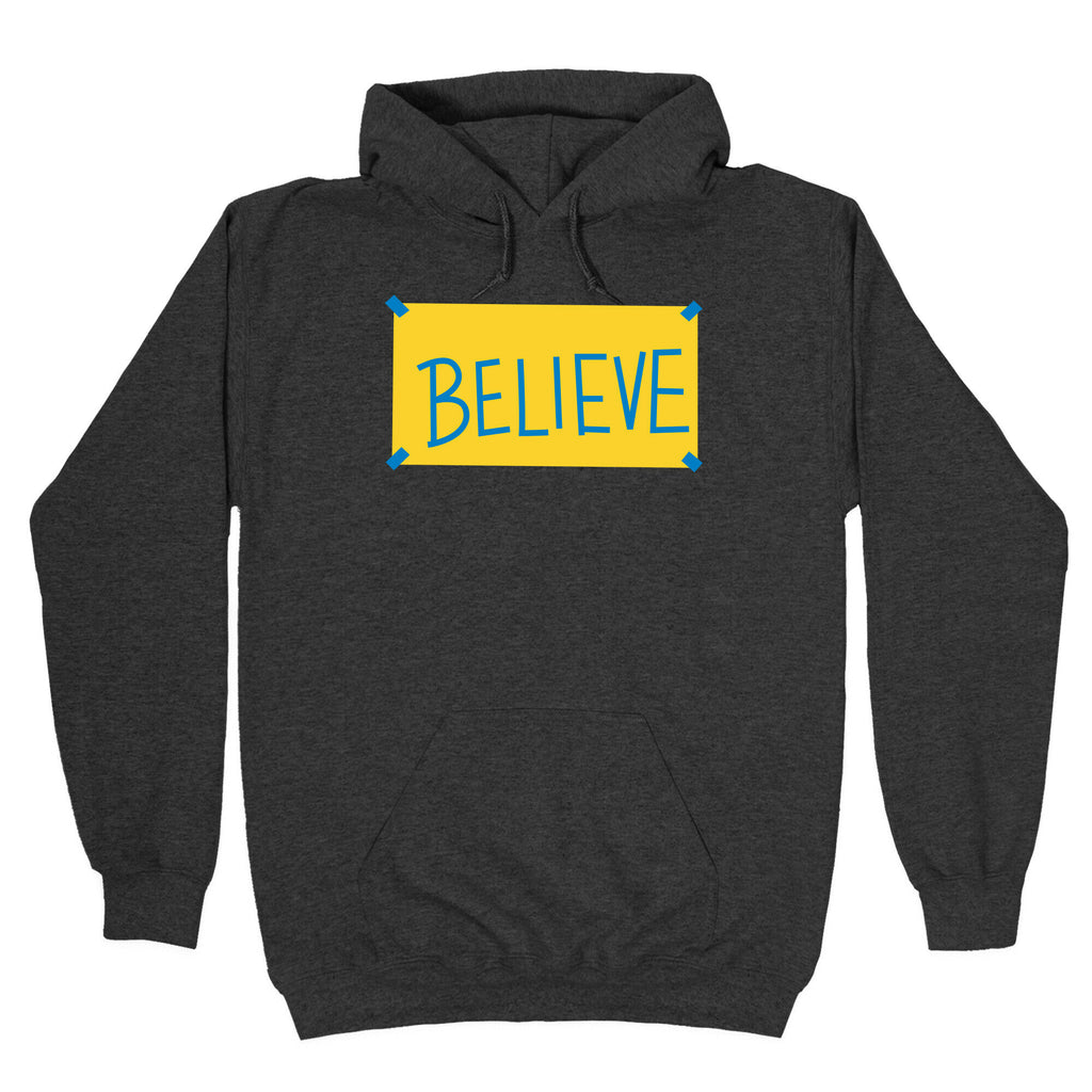 Believe Locker Room Poster Hoodie