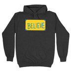Believe Locker Room Poster Hoodie