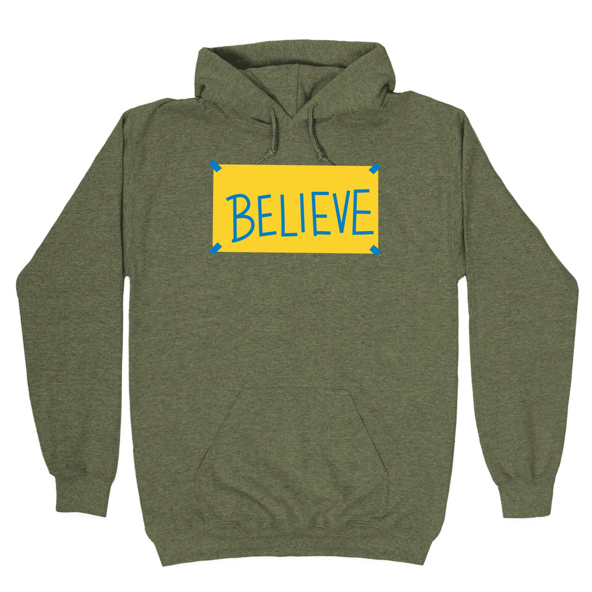 Believe Locker Room Poster Hoodie