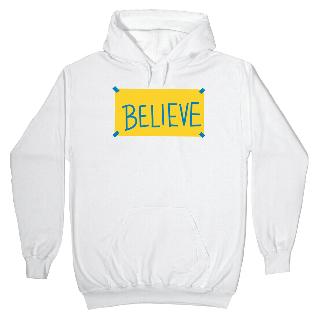 Believe Locker Room Poster Hoodie