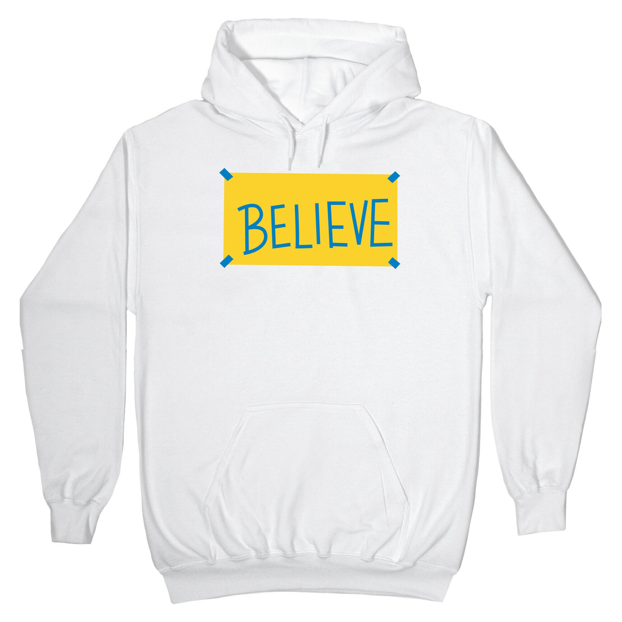 Believe Locker Room Poster Hoodie