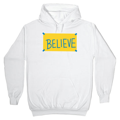 Believe Locker Room Poster Hoodie
