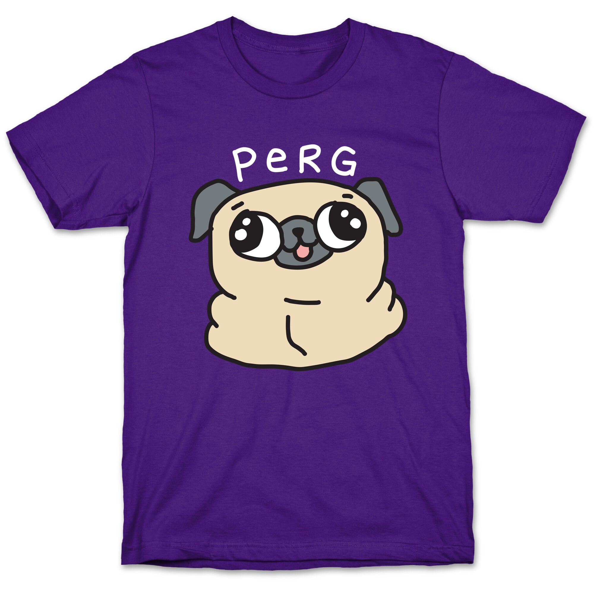 Perg Derpy Pug T-Shirt