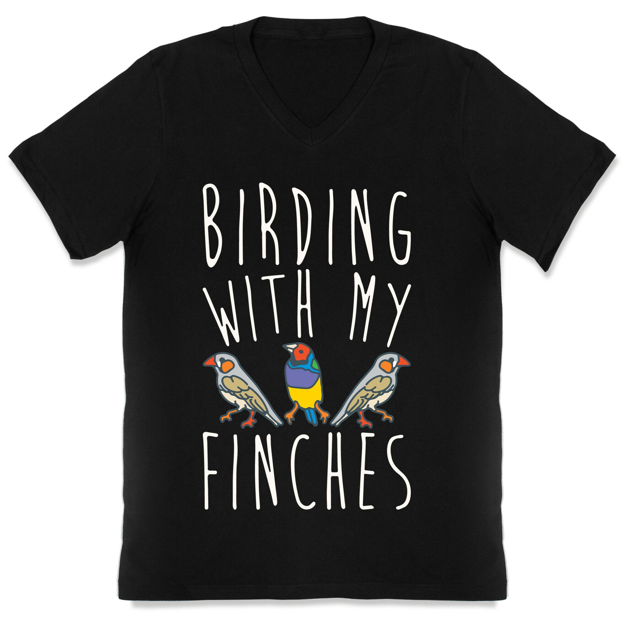 Birding With My Finches V-Neck