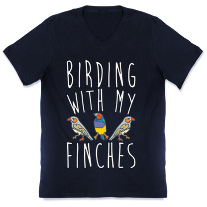 Birding With My Finches V-Neck