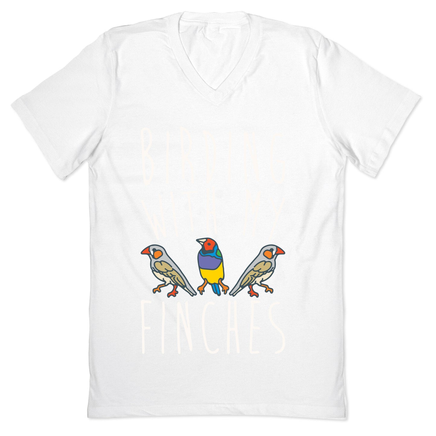 Birding With My Finches V-Neck