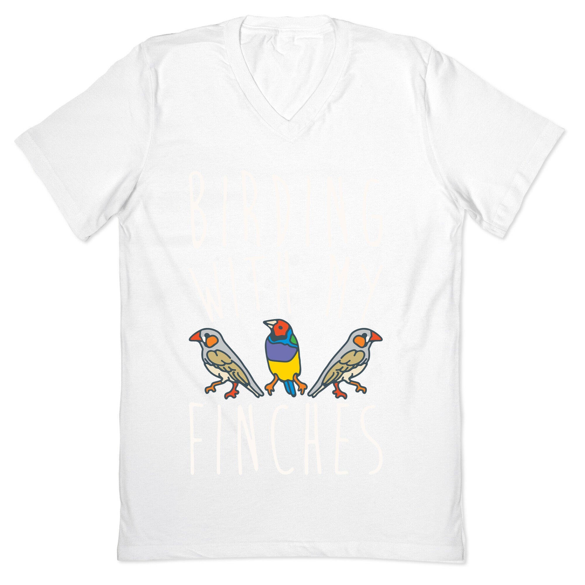 Birding With My Finches V-Neck