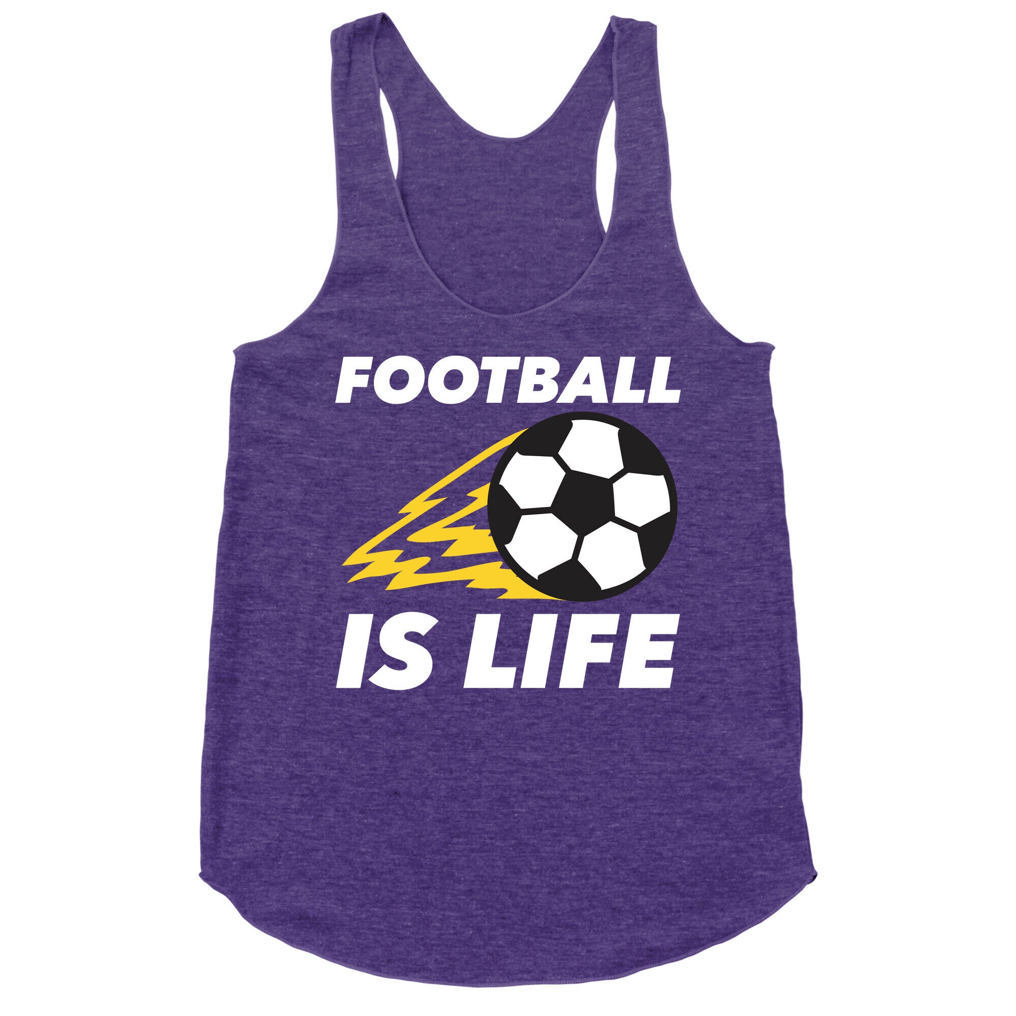 Football Is Life Racerback Tank