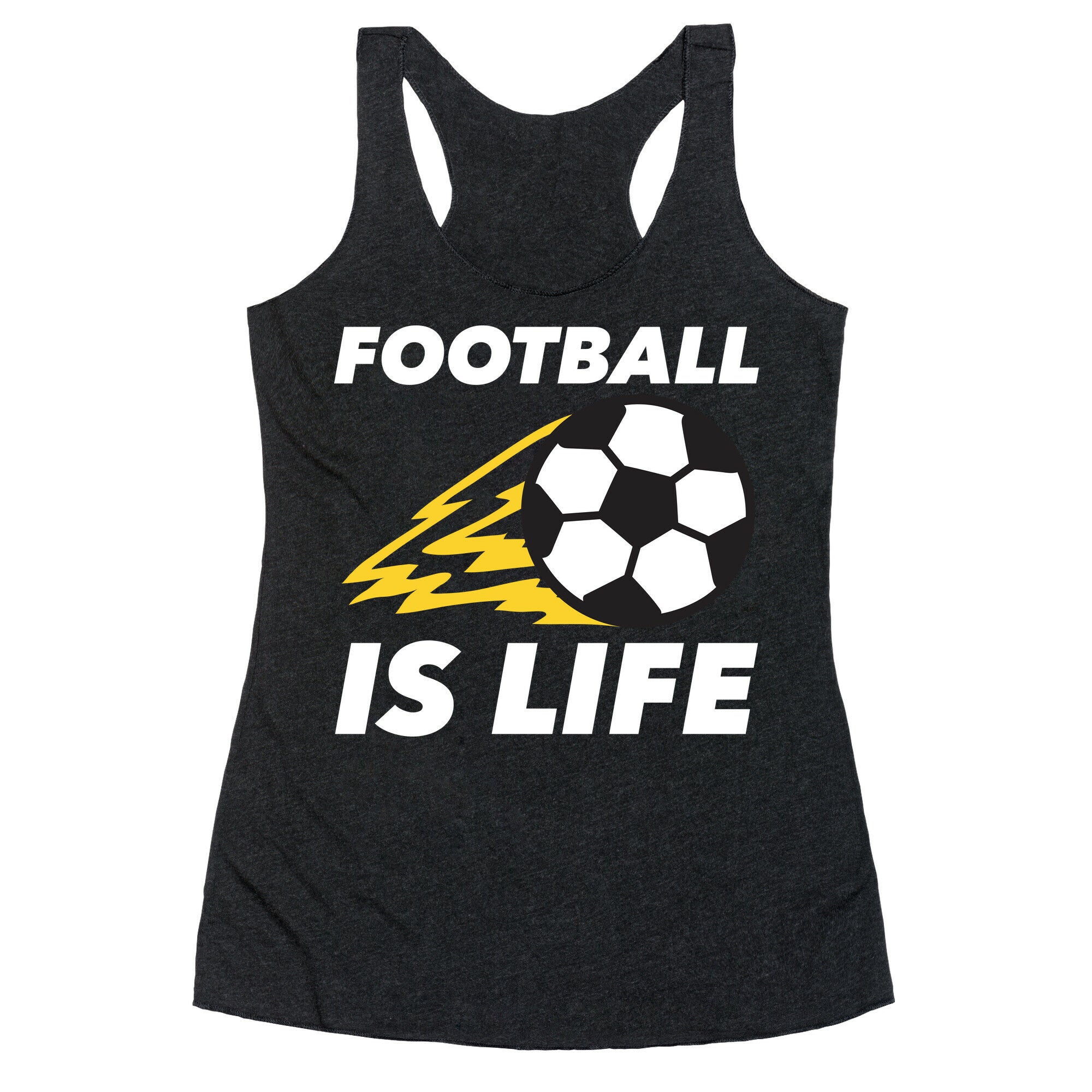 Football Is Life Racerback Tank