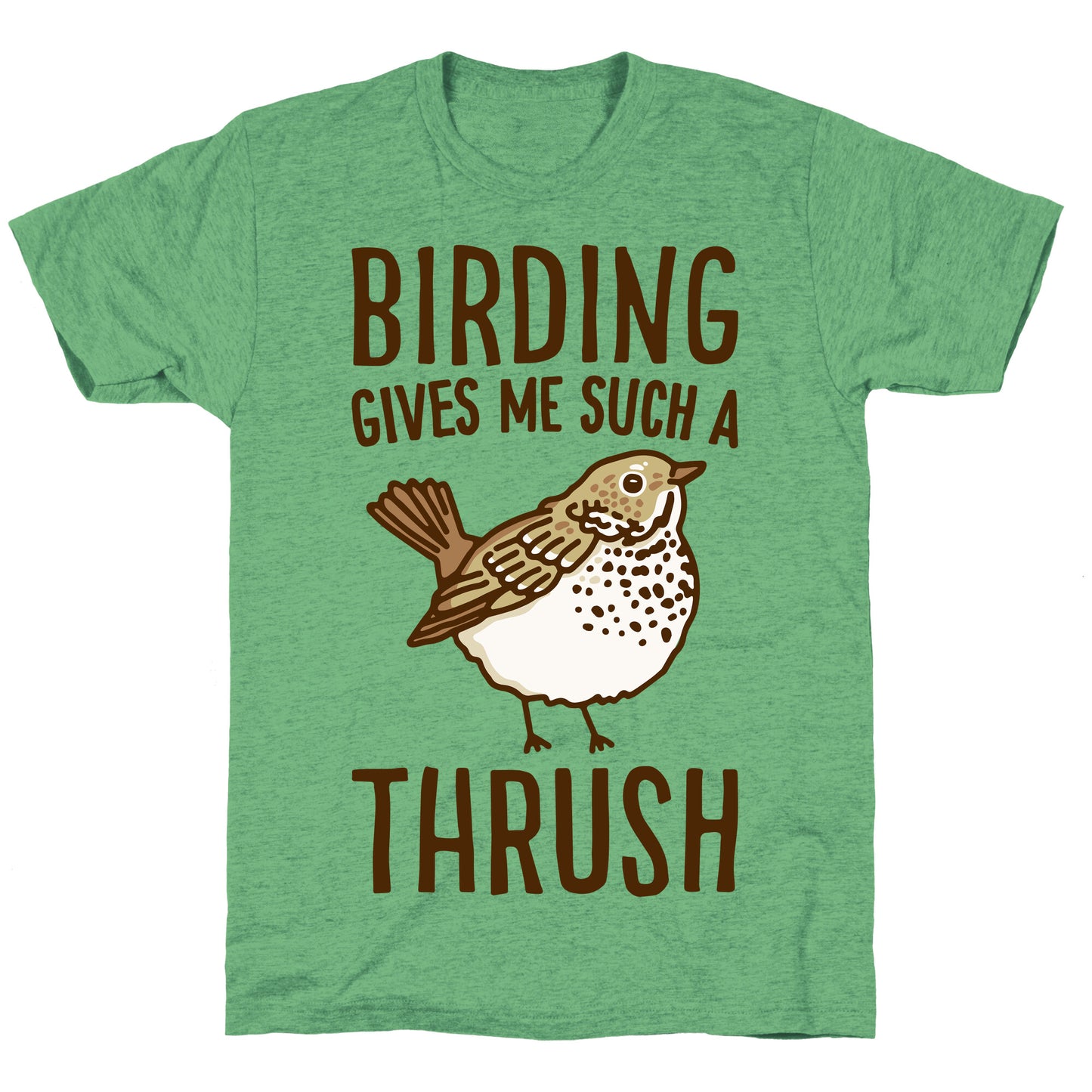 Birding Gives Me Such A Thrush Unisex Triblend Tee