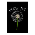 Blow Me Dandelion Garden Flag