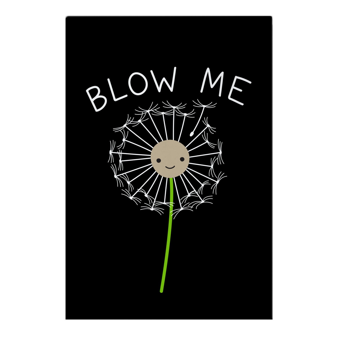 Blow Me Dandelion Garden Flag