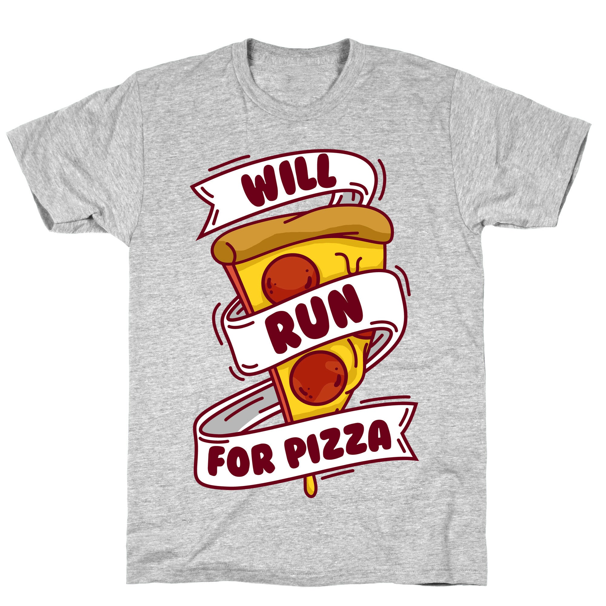 Will Run For Pizza T-Shirt