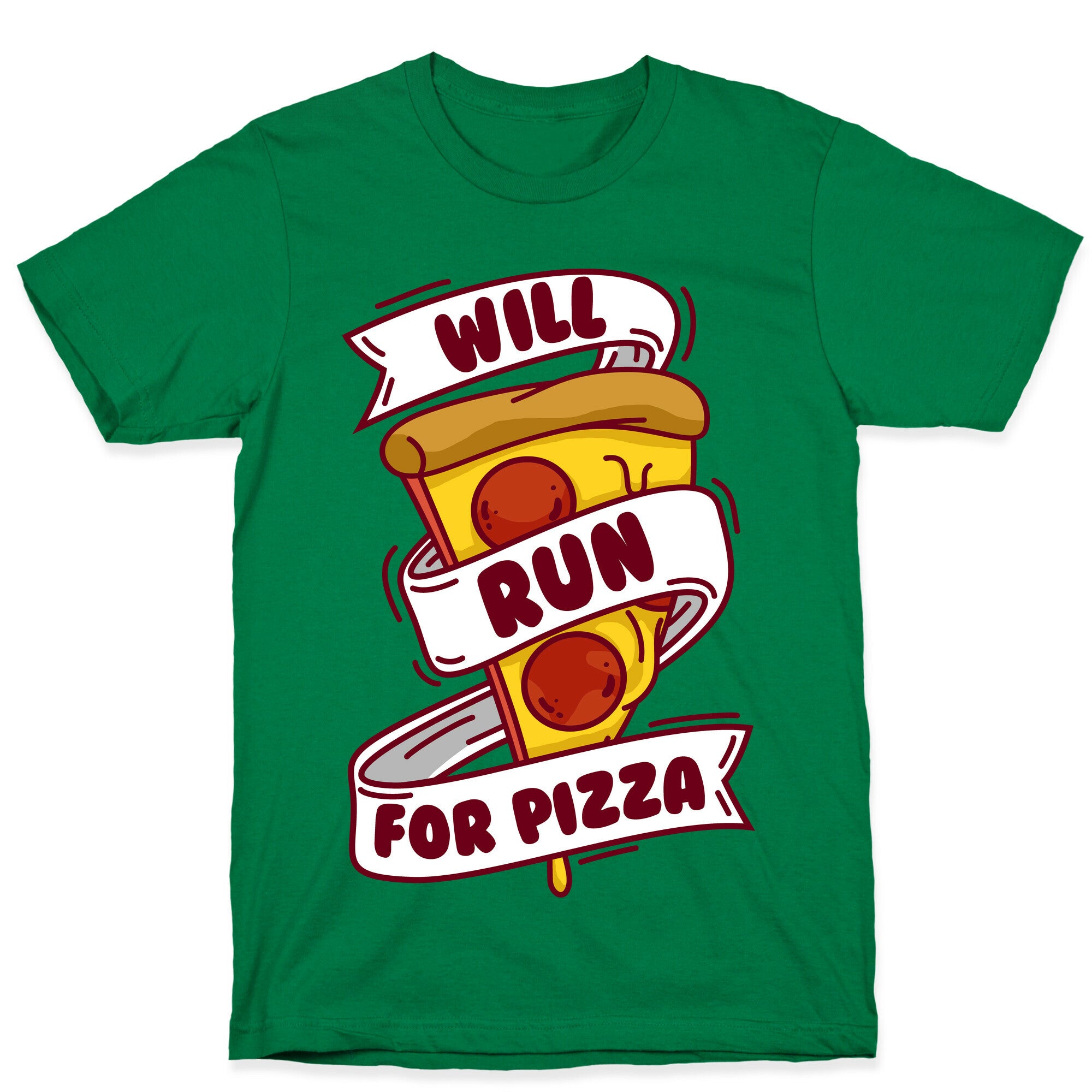 Will Run For Pizza T-Shirt