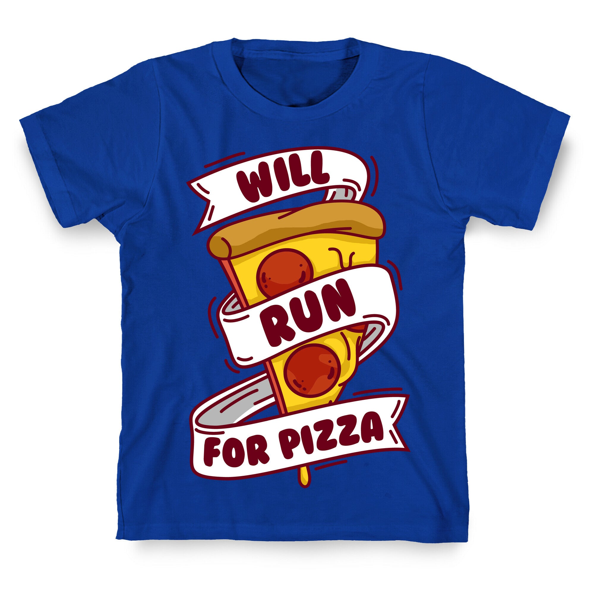 Will Run For Pizza T-Shirt