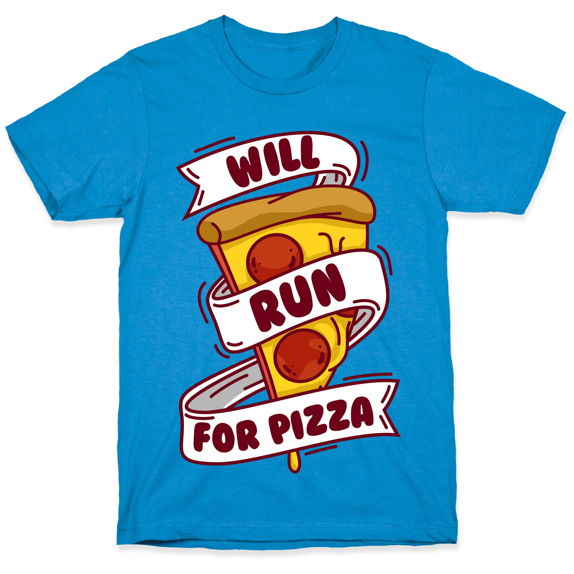 Will Run For Pizza T-Shirt