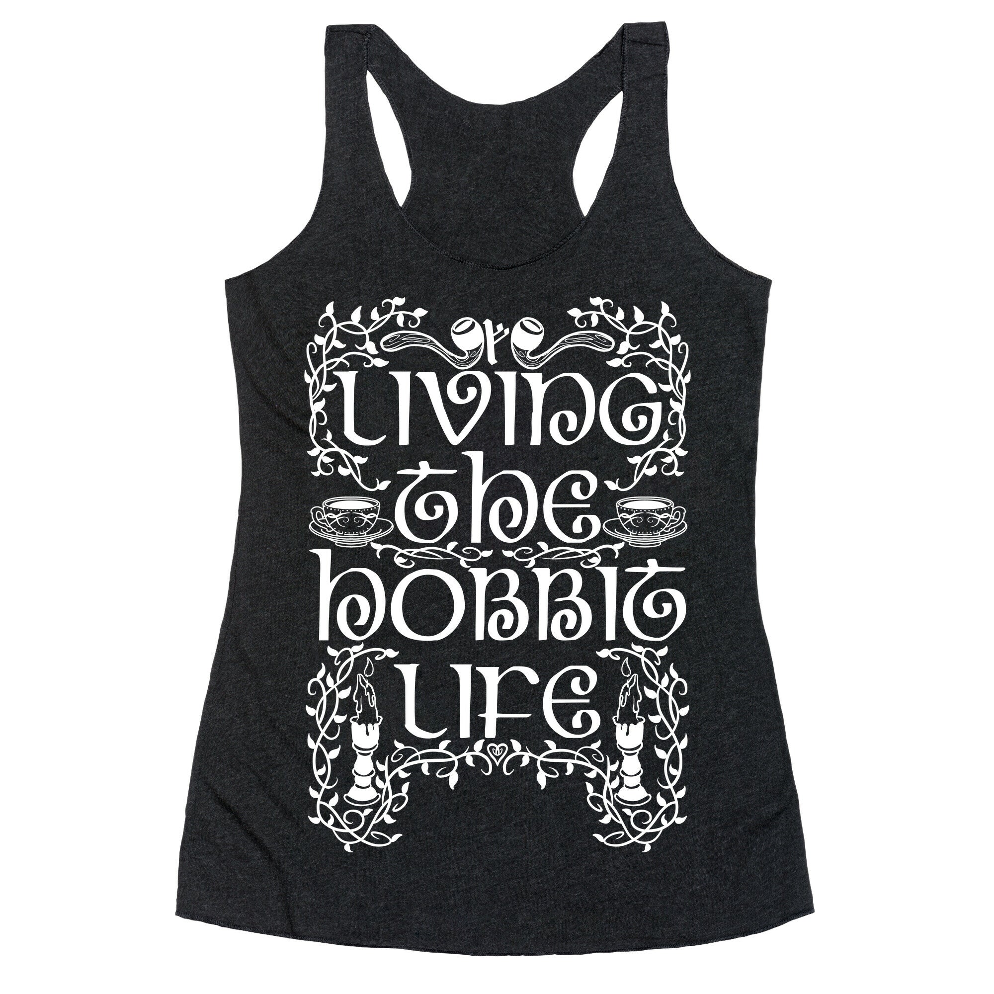 Living the Hobbit Life Racerback Tank